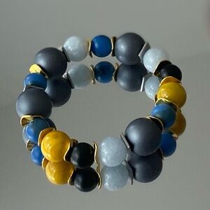 Natural Stone Stretch Bracelet